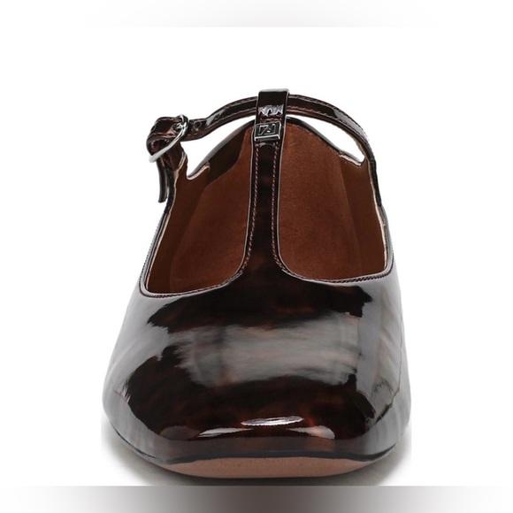 Franco Sarto Women's Marylee Mary Jane Flat Tortoise Patent Leather Size 7.5 NIB - Picture 3 of 10